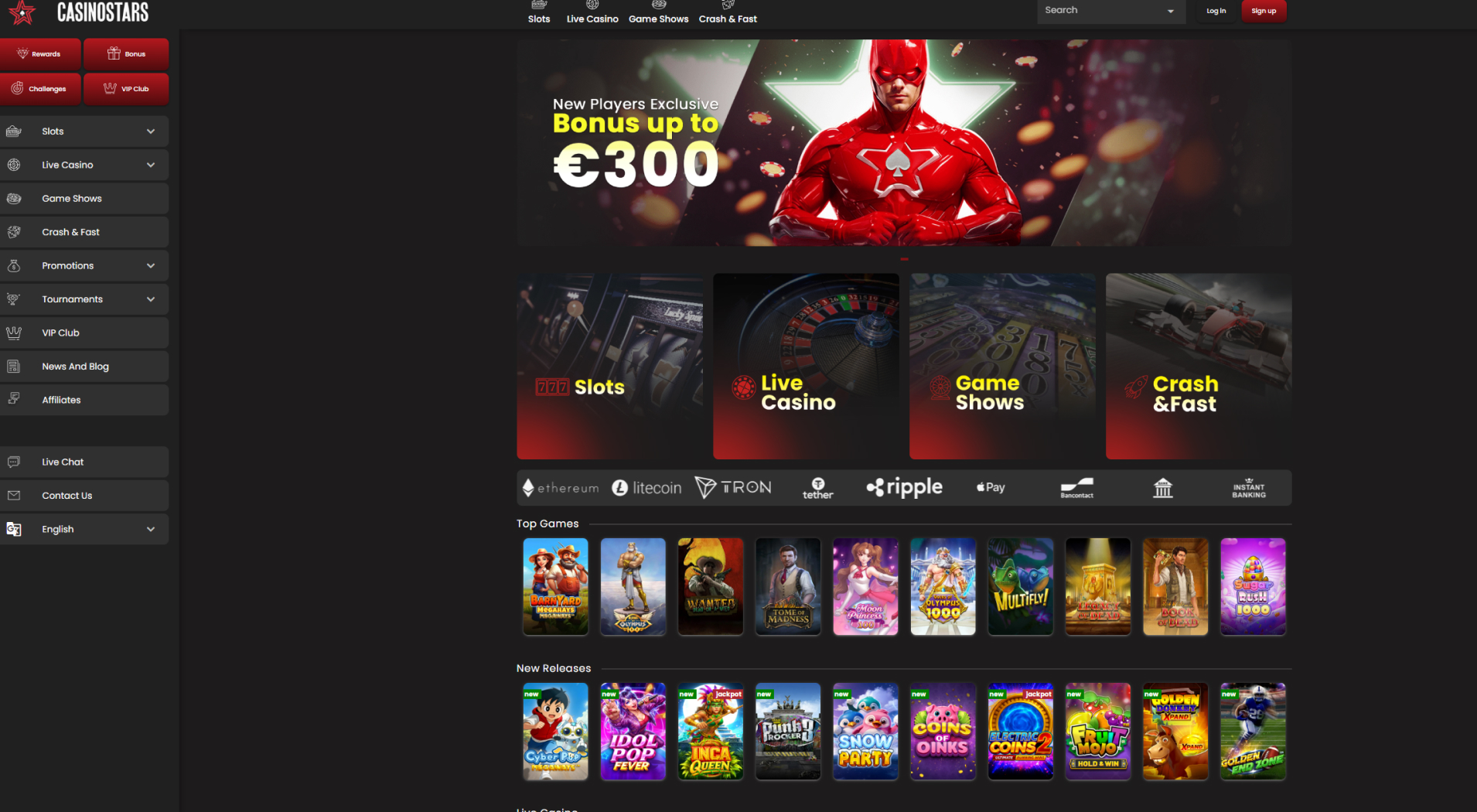 7. CasinoStar- Offerta casinò bilanciata tra contanti e codice